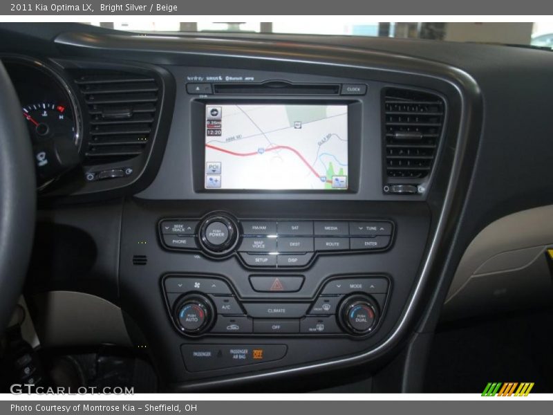 Bright Silver / Beige 2011 Kia Optima LX