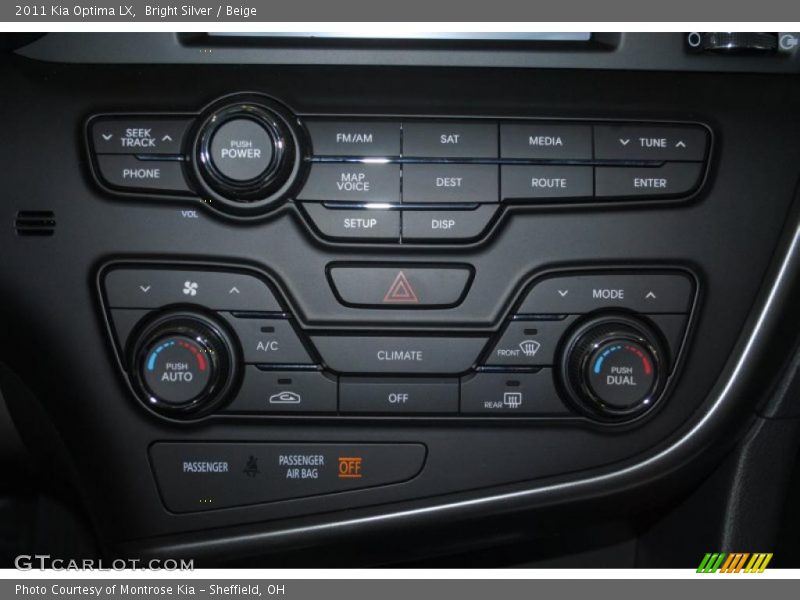 Bright Silver / Beige 2011 Kia Optima LX