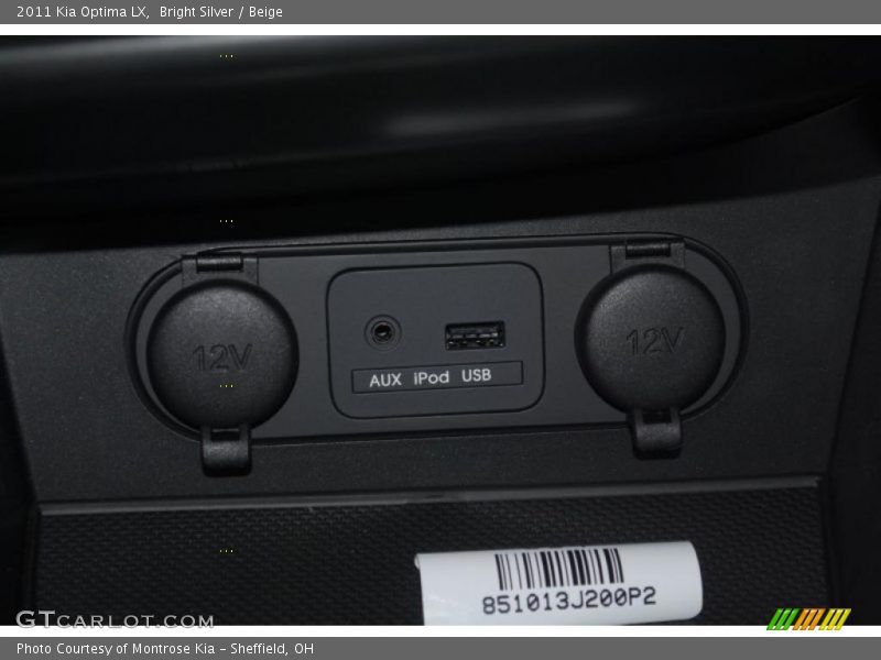Bright Silver / Beige 2011 Kia Optima LX