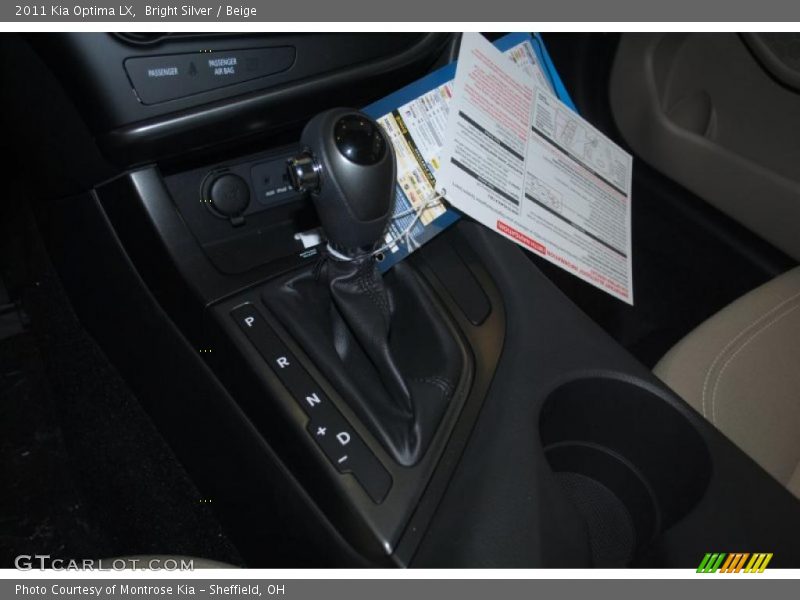 Bright Silver / Beige 2011 Kia Optima LX