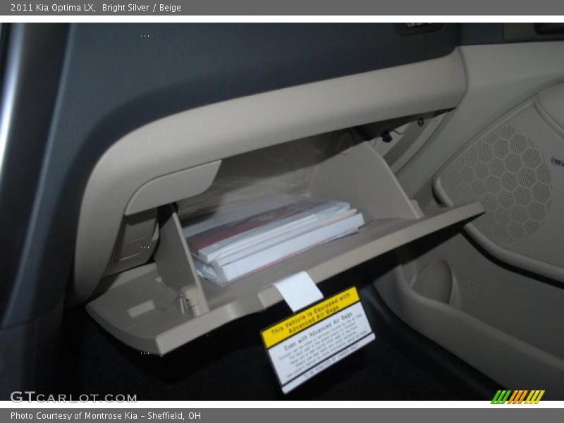 Bright Silver / Beige 2011 Kia Optima LX