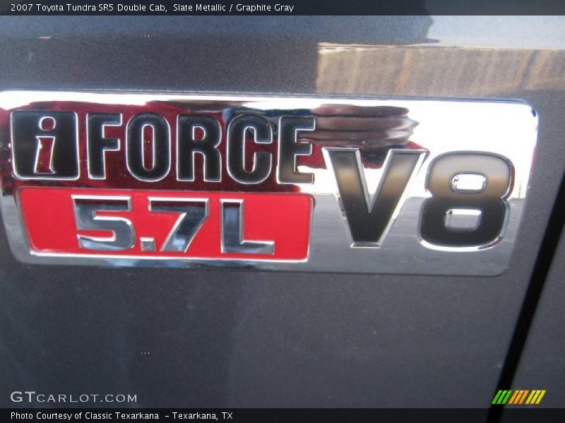Slate Metallic / Graphite Gray 2007 Toyota Tundra SR5 Double Cab