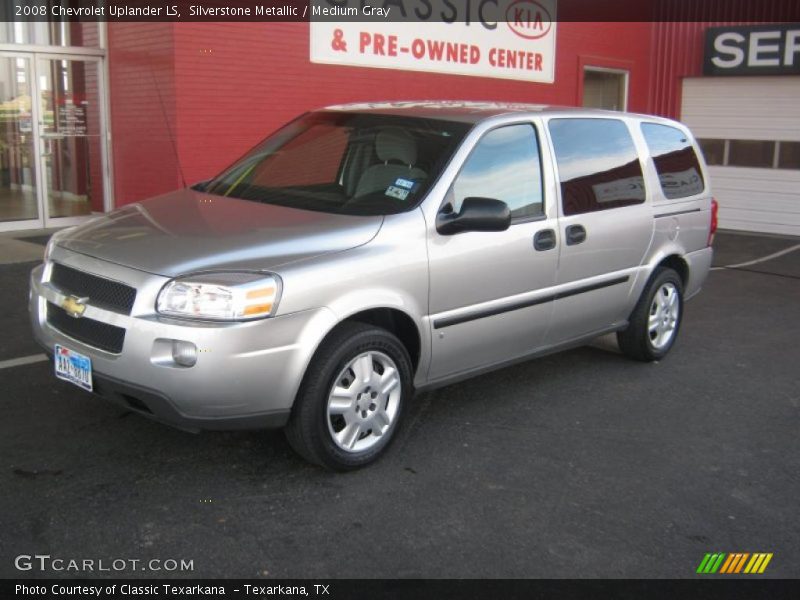 Silverstone Metallic / Medium Gray 2008 Chevrolet Uplander LS
