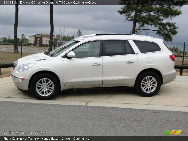 White Diamond Tri Coat / Cashmere/Cocoa 2008 Buick Enclave CX
