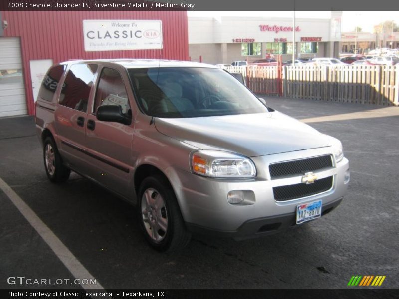 Silverstone Metallic / Medium Gray 2008 Chevrolet Uplander LS