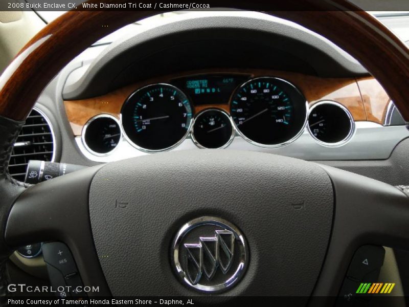 White Diamond Tri Coat / Cashmere/Cocoa 2008 Buick Enclave CX