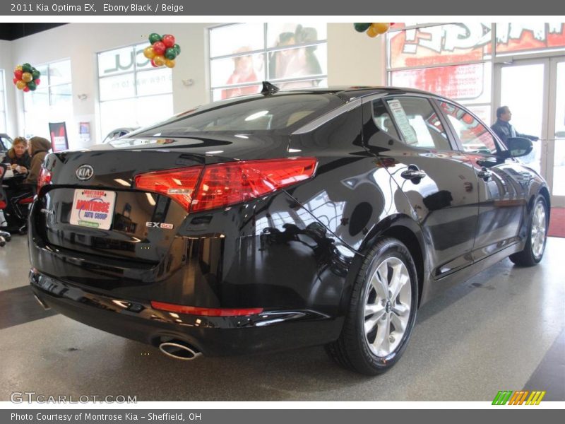 Ebony Black / Beige 2011 Kia Optima EX