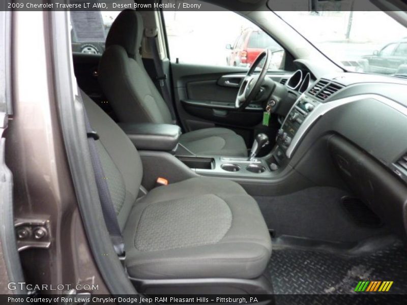 Desert Brown Metallic / Ebony 2009 Chevrolet Traverse LT AWD