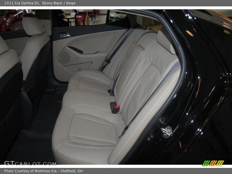 Ebony Black / Beige 2011 Kia Optima EX