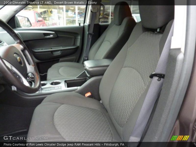 Desert Brown Metallic / Ebony 2009 Chevrolet Traverse LT AWD