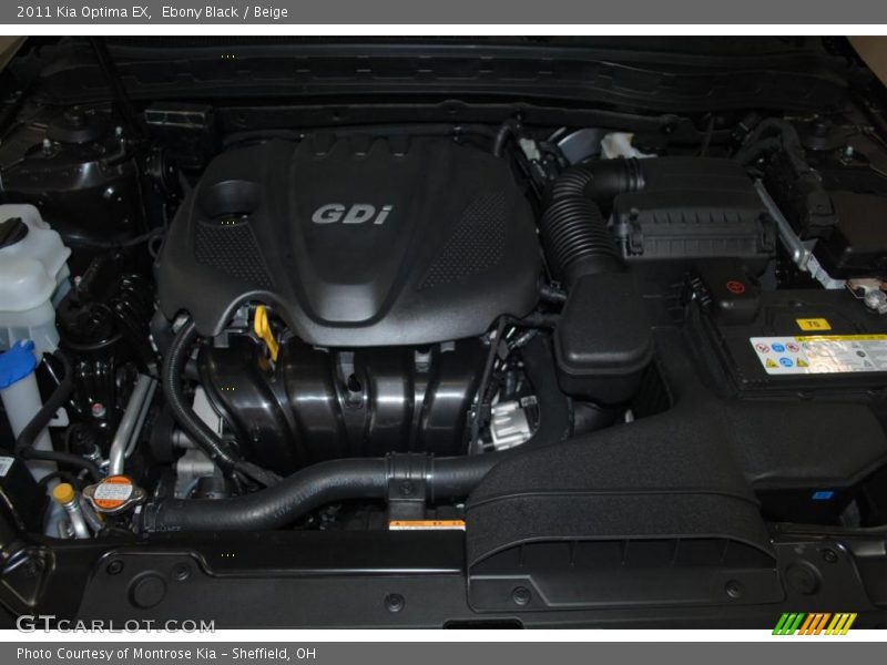 Ebony Black / Beige 2011 Kia Optima EX