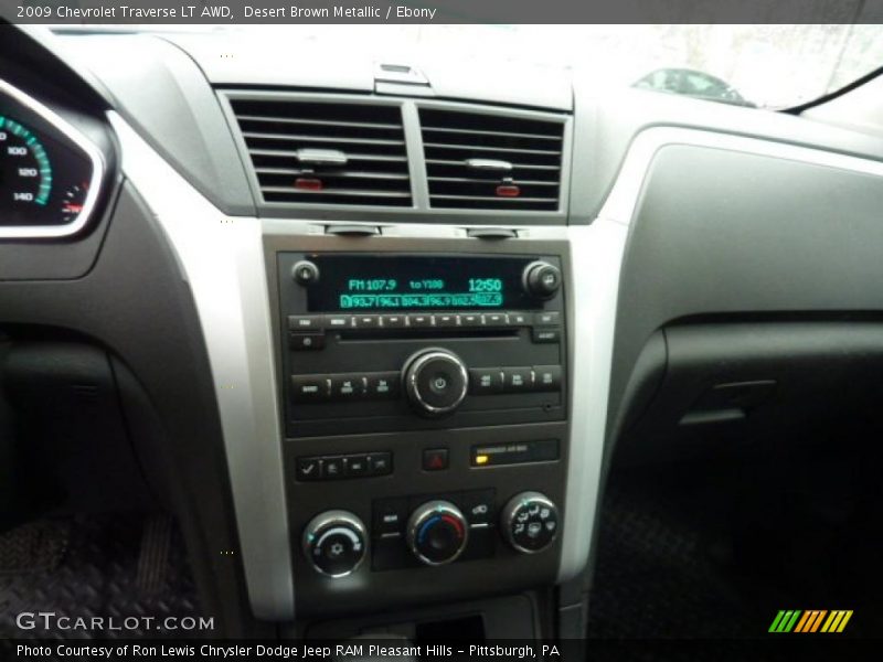Desert Brown Metallic / Ebony 2009 Chevrolet Traverse LT AWD