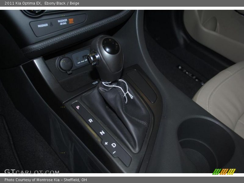 Ebony Black / Beige 2011 Kia Optima EX