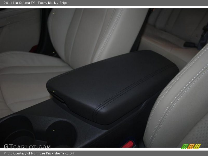 Ebony Black / Beige 2011 Kia Optima EX