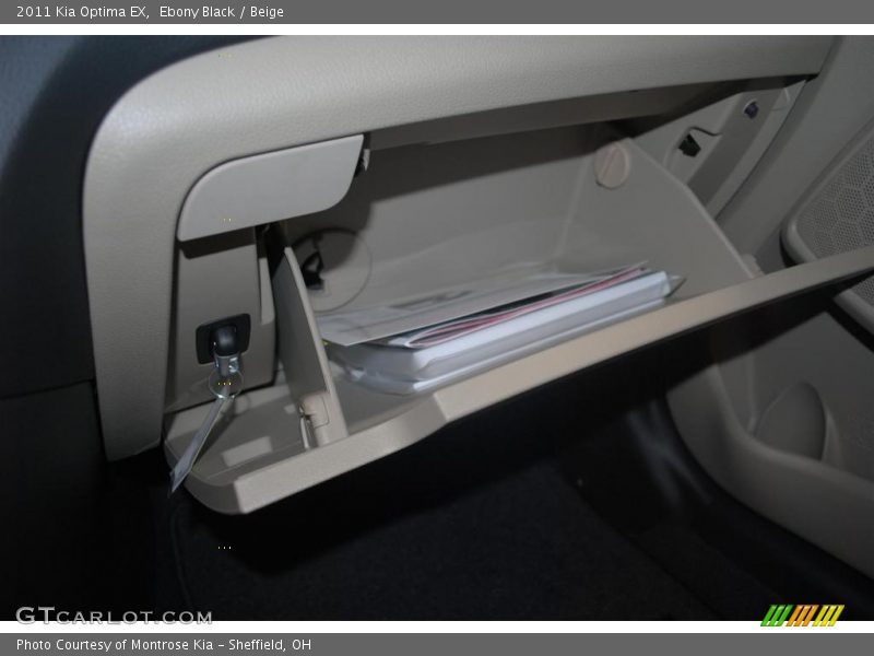 Ebony Black / Beige 2011 Kia Optima EX