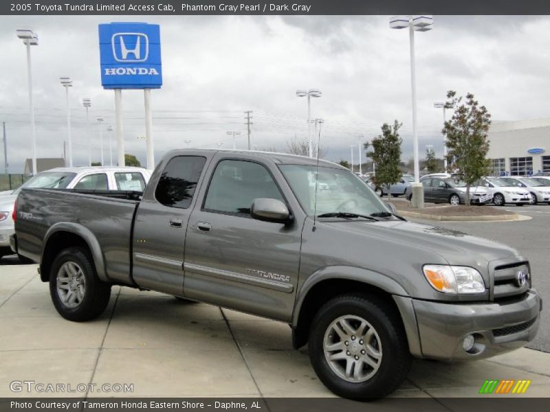 Phantom Gray Pearl / Dark Gray 2005 Toyota Tundra Limited Access Cab