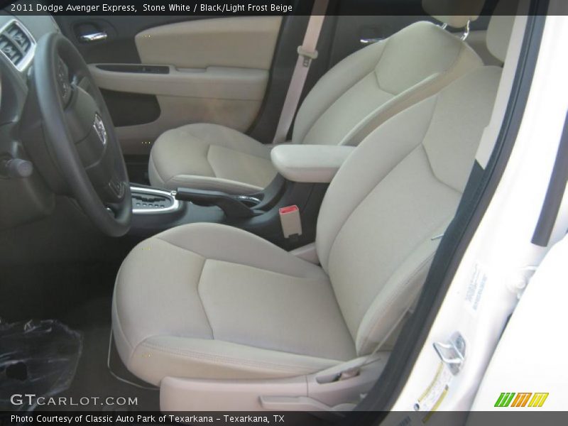  2011 Avenger Express Black/Light Frost Beige Interior