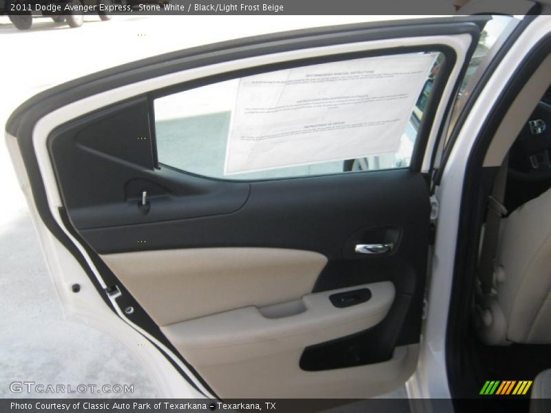 Door Panel of 2011 Avenger Express