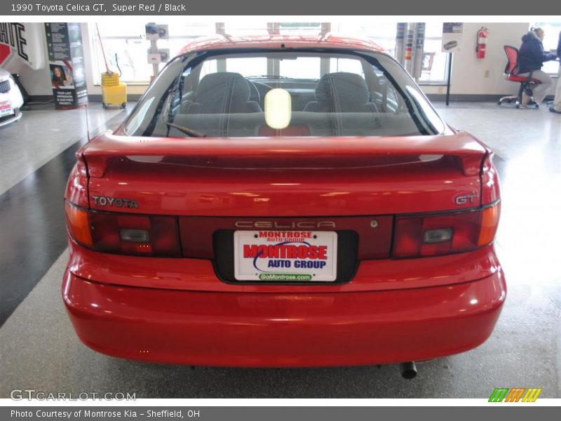 Super Red / Black 1990 Toyota Celica GT