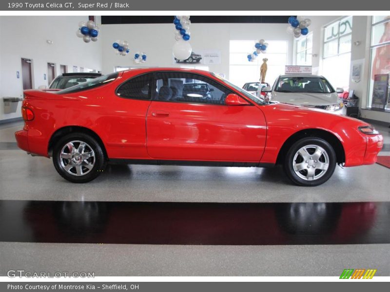 Super Red / Black 1990 Toyota Celica GT