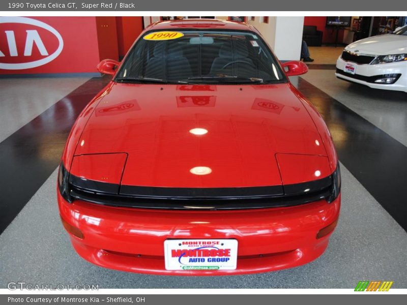 Super Red / Black 1990 Toyota Celica GT