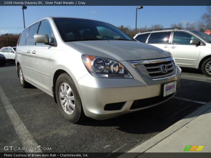 Silver Pearl Metallic / Gray 2008 Honda Odyssey EX
