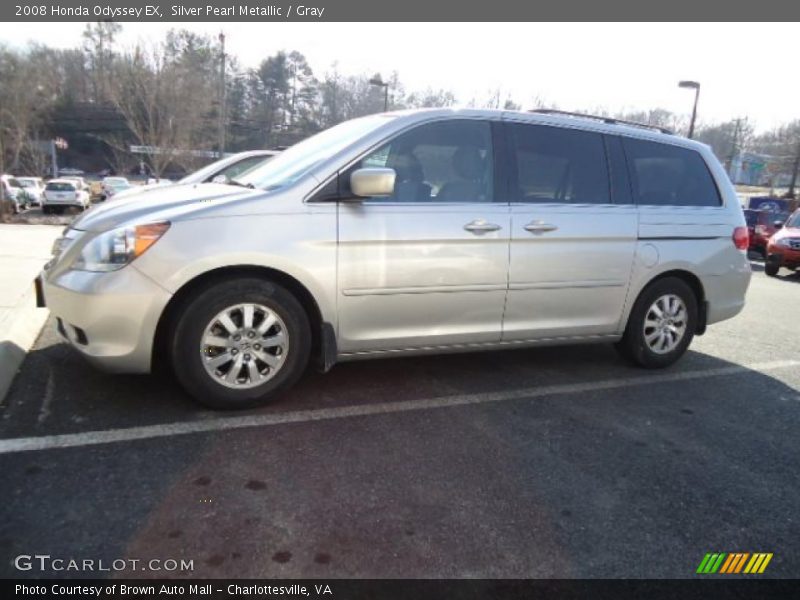 Silver Pearl Metallic / Gray 2008 Honda Odyssey EX