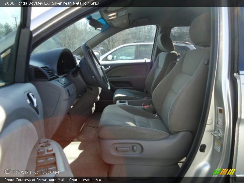 Silver Pearl Metallic / Gray 2008 Honda Odyssey EX
