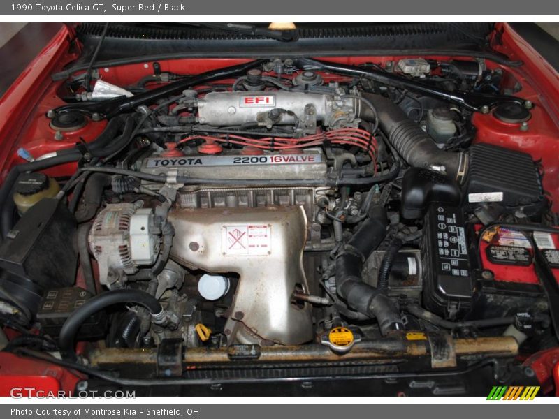  1990 Celica GT Engine - 2.2 Liter DOHC 16-Valve 4 Cylinder