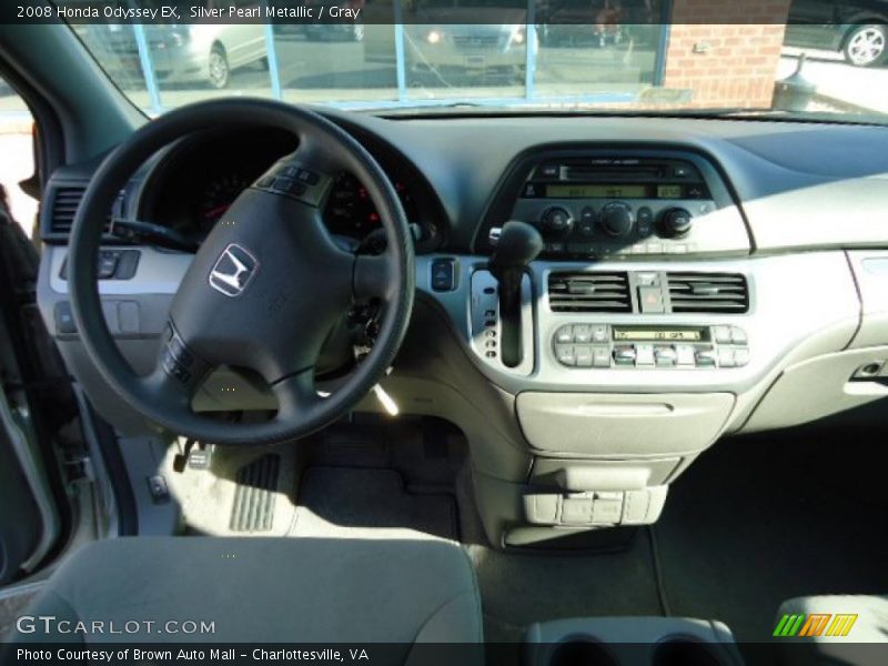 Silver Pearl Metallic / Gray 2008 Honda Odyssey EX