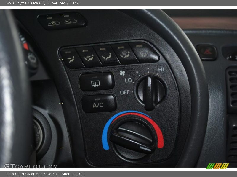 Super Red / Black 1990 Toyota Celica GT