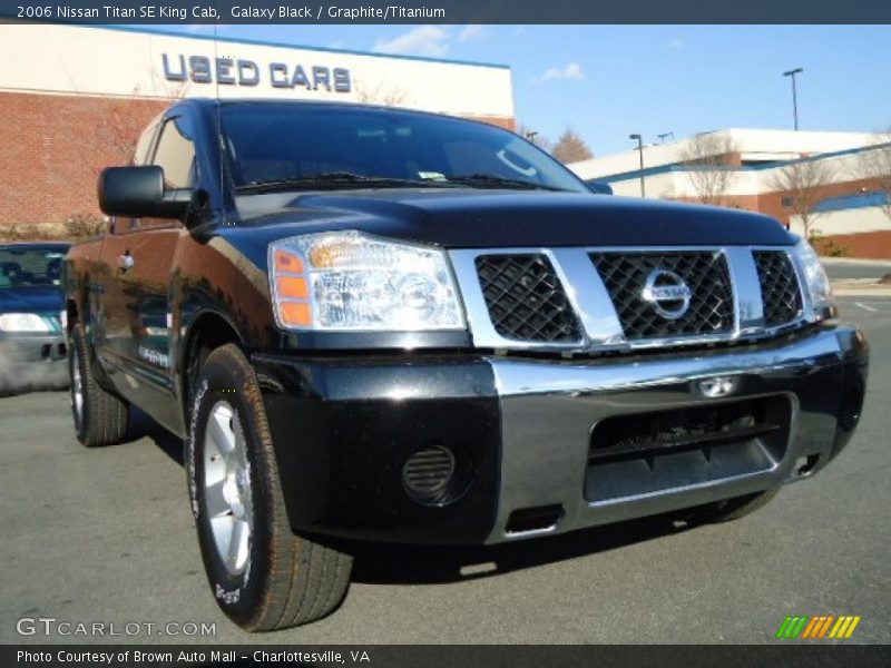 Galaxy Black / Graphite/Titanium 2006 Nissan Titan SE King Cab