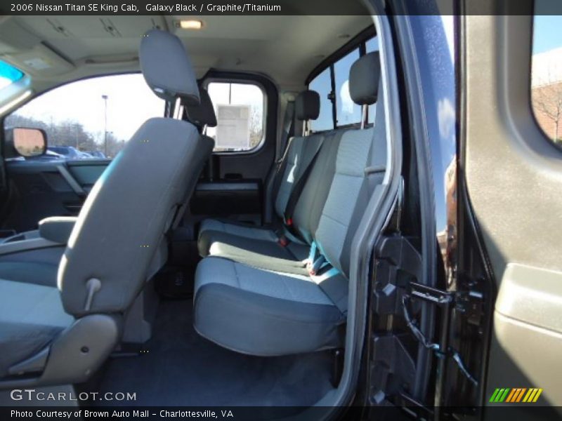 Galaxy Black / Graphite/Titanium 2006 Nissan Titan SE King Cab