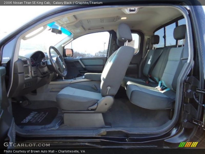 Galaxy Black / Graphite/Titanium 2006 Nissan Titan SE King Cab