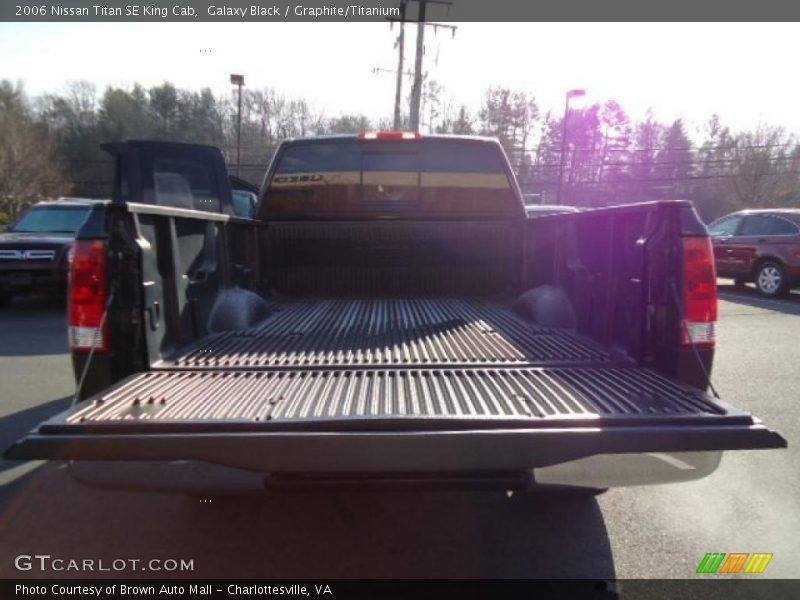 Galaxy Black / Graphite/Titanium 2006 Nissan Titan SE King Cab