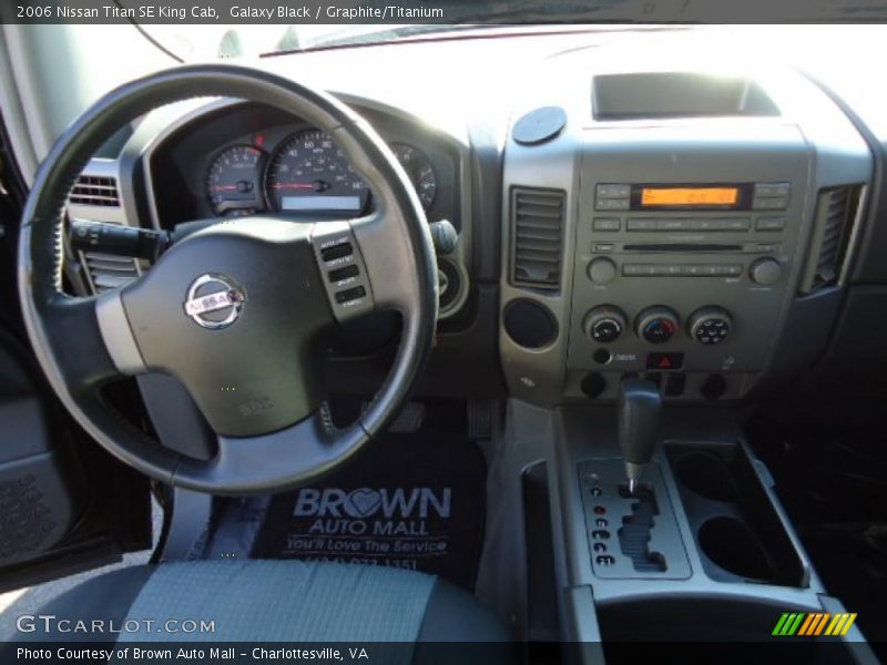 Galaxy Black / Graphite/Titanium 2006 Nissan Titan SE King Cab