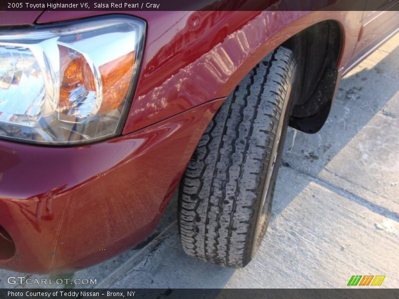 Salsa Red Pearl / Gray 2005 Toyota Highlander V6