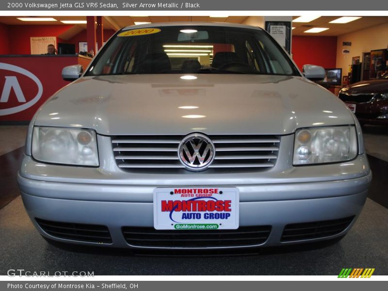 Silver Arrow Metallic / Black 2000 Volkswagen Jetta GLS VR6 Sedan