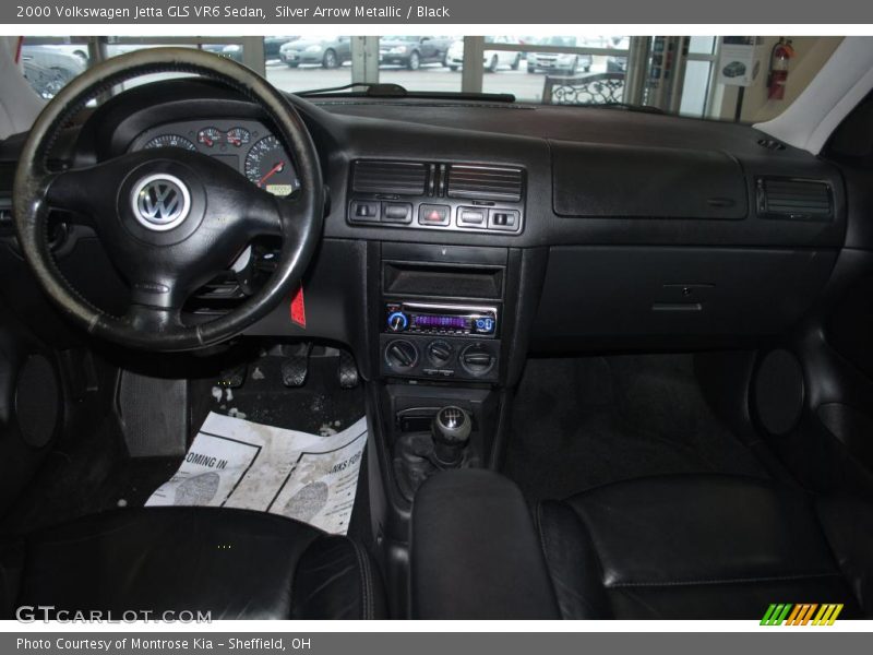 Silver Arrow Metallic / Black 2000 Volkswagen Jetta GLS VR6 Sedan