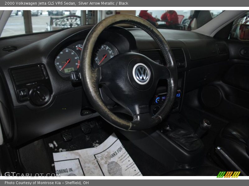 Silver Arrow Metallic / Black 2000 Volkswagen Jetta GLS VR6 Sedan