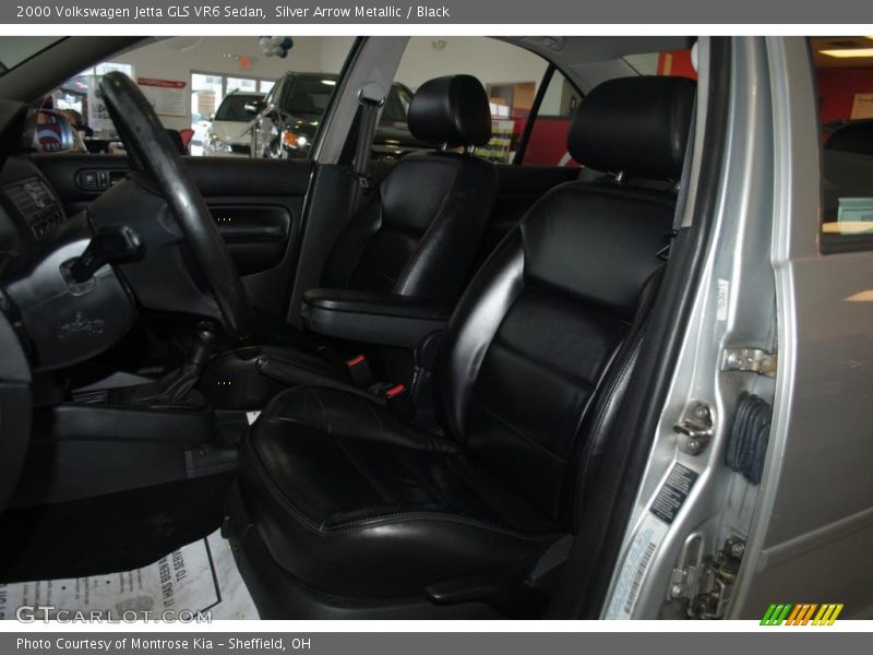 Silver Arrow Metallic / Black 2000 Volkswagen Jetta GLS VR6 Sedan