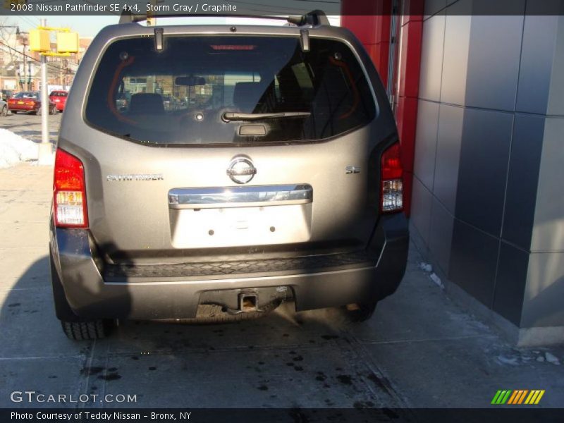 Storm Gray / Graphite 2008 Nissan Pathfinder SE 4x4