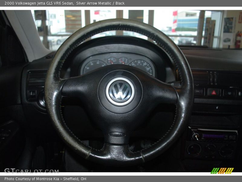 Silver Arrow Metallic / Black 2000 Volkswagen Jetta GLS VR6 Sedan