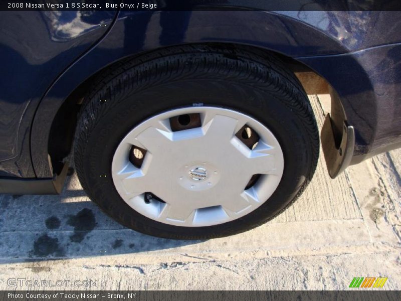 Blue Onyx / Beige 2008 Nissan Versa 1.8 S Sedan
