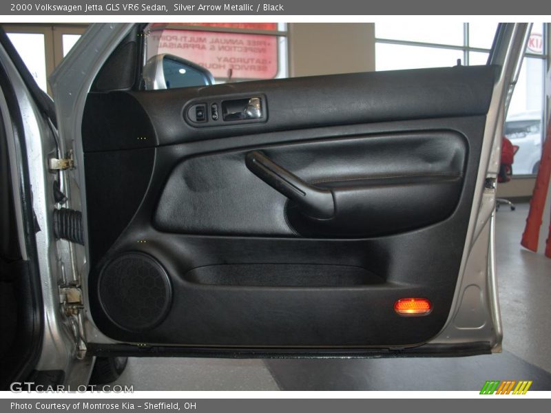 Silver Arrow Metallic / Black 2000 Volkswagen Jetta GLS VR6 Sedan