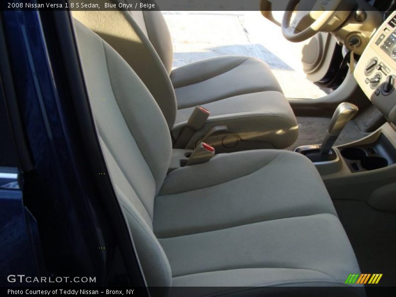 Blue Onyx / Beige 2008 Nissan Versa 1.8 S Sedan