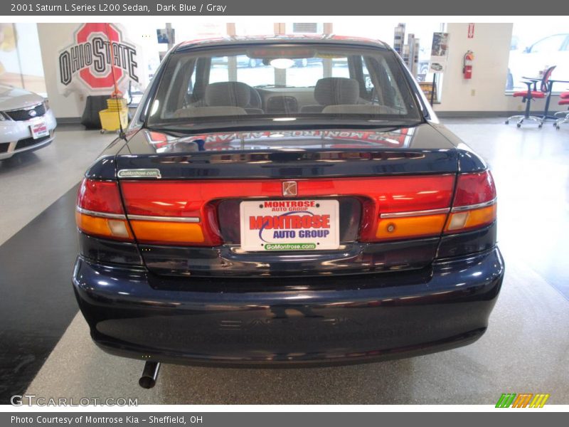 Dark Blue / Gray 2001 Saturn L Series L200 Sedan