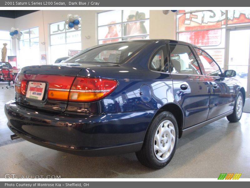 Dark Blue / Gray 2001 Saturn L Series L200 Sedan