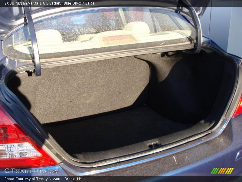 Blue Onyx / Beige 2008 Nissan Versa 1.8 S Sedan