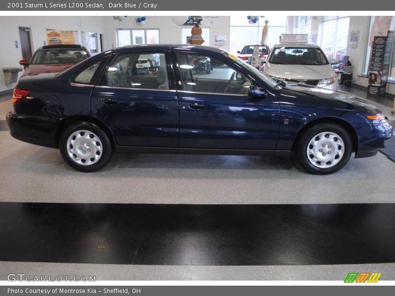 Dark Blue / Gray 2001 Saturn L Series L200 Sedan